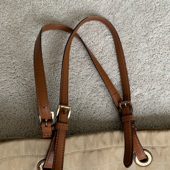 Michael Kors Brown Logo Tote - Picture 3 of 12